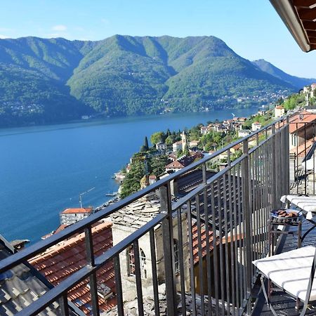 Romantic Home Stone With Amazing View Lake Of Como And Oleandra Laglio Luaran gambar