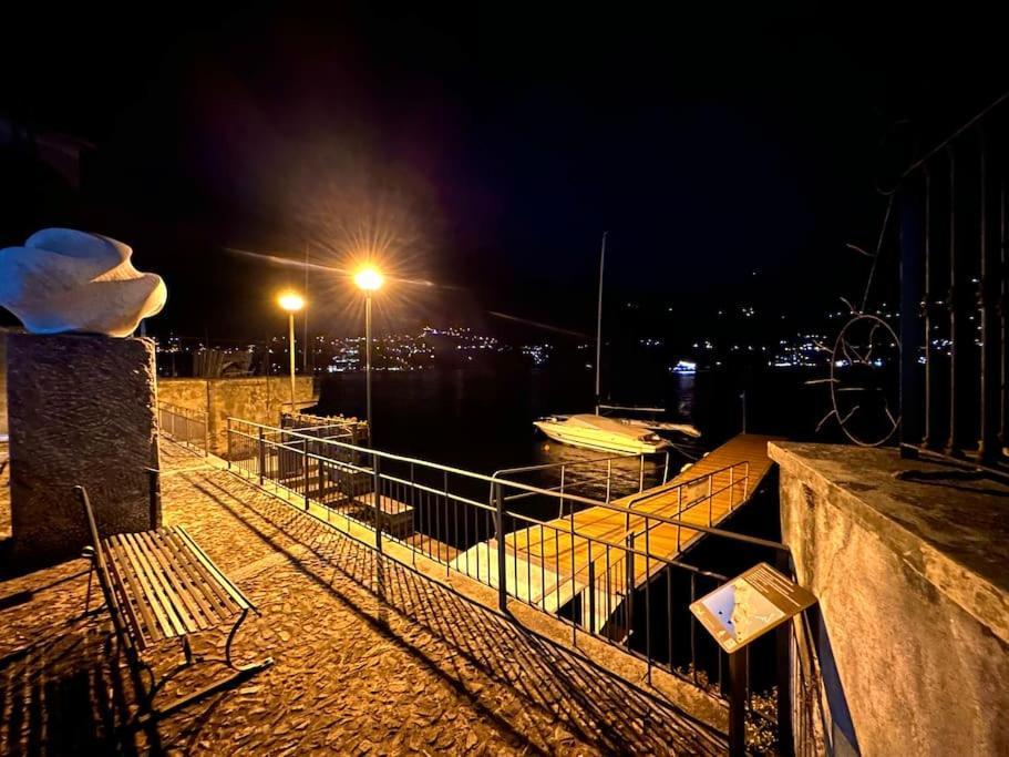 Romantic Home Stone With Amazing View Lake Of Como And Oleandra Laglio Luaran gambar