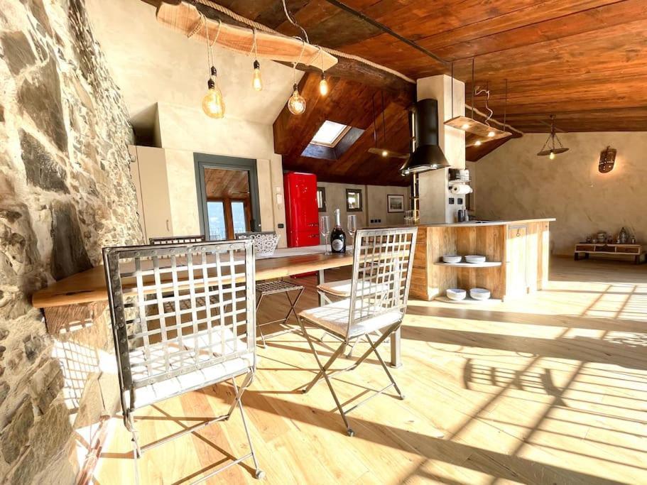 Romantic Home Stone With Amazing View Lake Of Como And Oleandra Laglio Luaran gambar