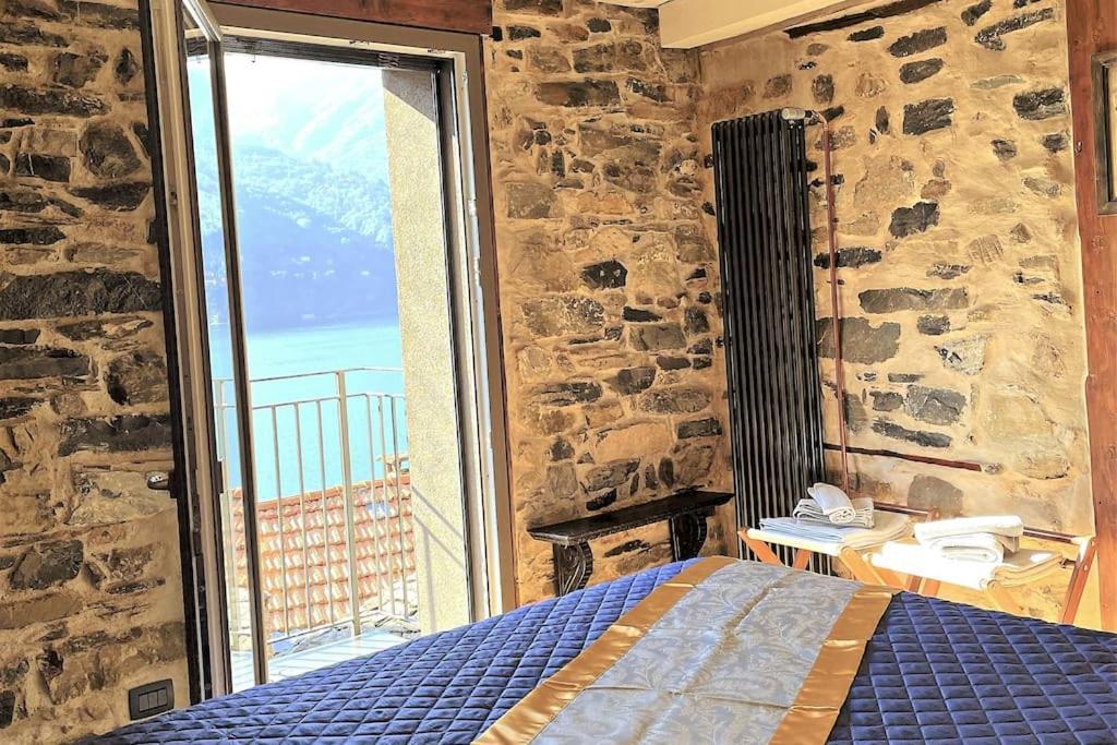 Romantic Home Stone With Amazing View Lake Of Como And Oleandra Laglio Luaran gambar